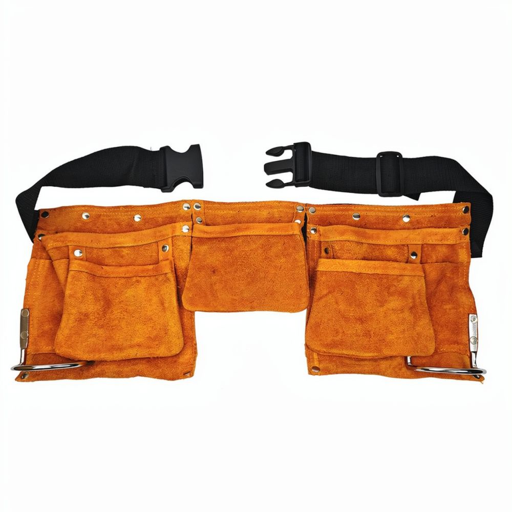 Leather Tool Storage Bag For D - Heavy Equipment Electrician ulasan dan harga