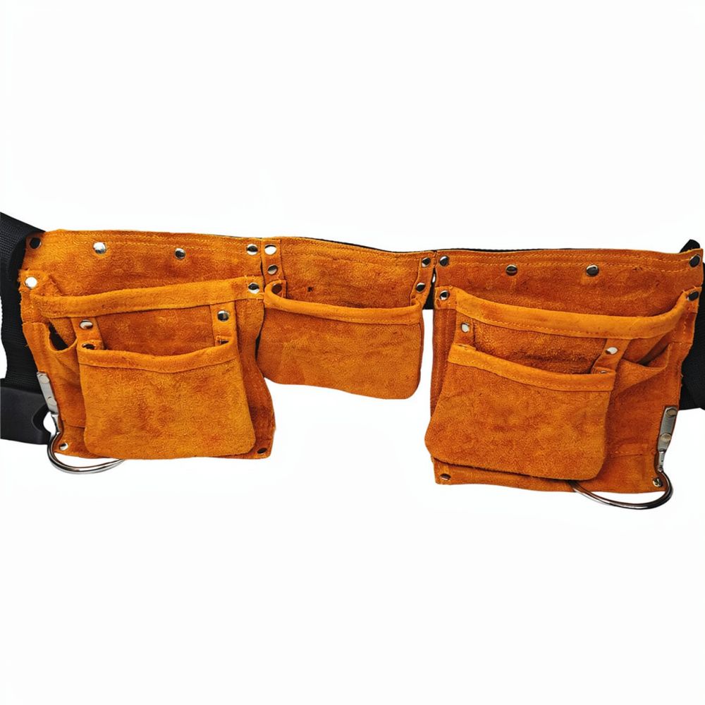 Leather Tool Storage Bag For D - Heavy Equipment Electrician ulasan dan harga
