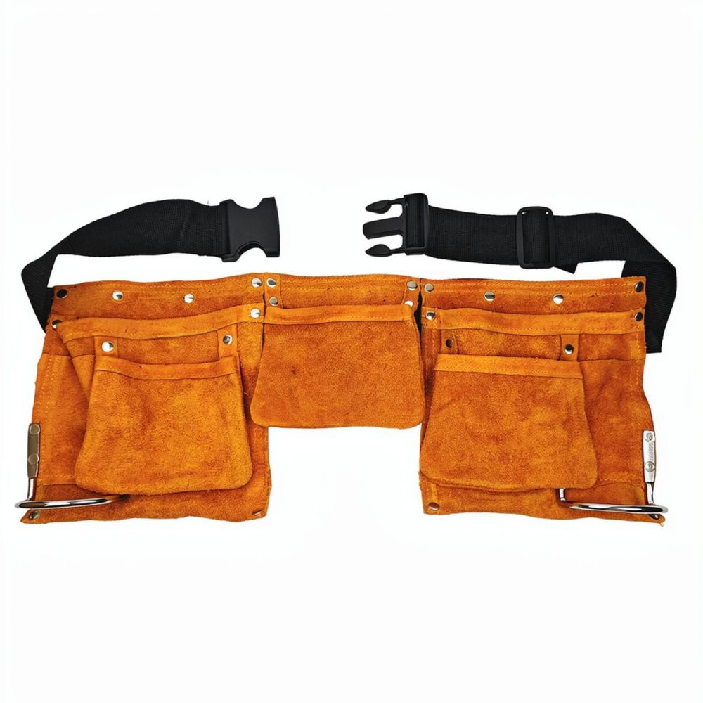Leather Tool Storage Bag For D - Heavy Equipment Electrician ulasan dan harga