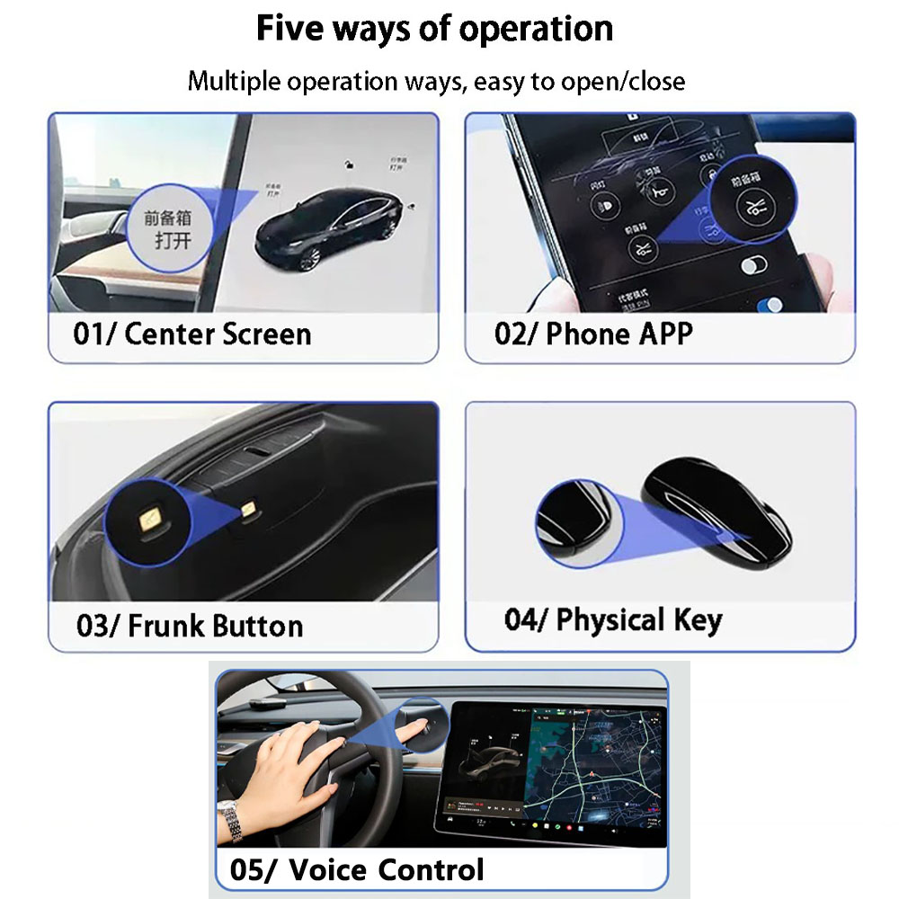 Auto Power Frunk 3.0 for Tesla - Heavy Equipment Lift ulasan dan harga